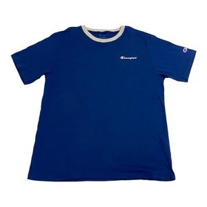 Sale! Champion Blue Crewneck Short Sleeve Tee Size Large